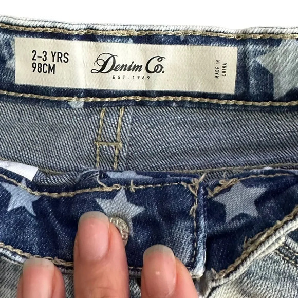 PRIMARK | Blue | STARS DENIM SHORTS - Picture 5 of 6